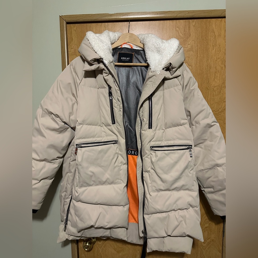 Orolay 092 Universe Women’s Thickened Down Jacket – Beige – Size L